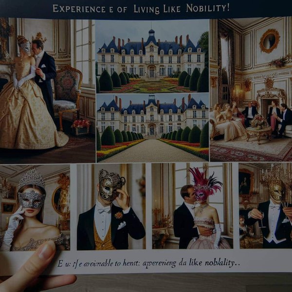 Est-il possible de louer un château français avec une expérience de vie de la noblesse et un bal masqué?
