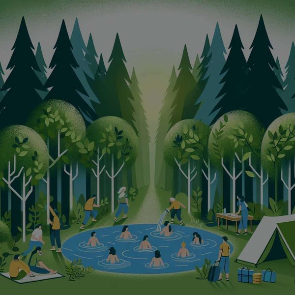 Quels sont les bienfaits des bains de forêt en camping pour la santé mentale?