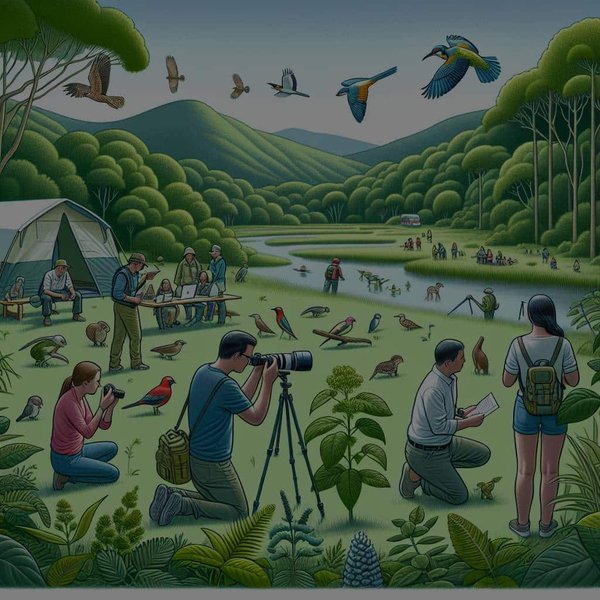 Comment réaliser un diagnostic de la biodiversité d'un site lors d'un camping éco-responsable?